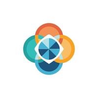 Creative and Elegant Minimalistic Logo Design for Technology and Software Company vector