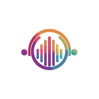 Creative and Elegant Minimalistic Logo Design for Technology and Software Company vector
