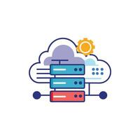 Creative and Elegant Minimalistic Logo Design for Technology and Software Company vector