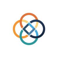 Creative and Elegant Minimalistic Logo Design for Technology and Software Company vector