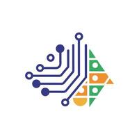 Creative and Elegant Minimalistic Logo Design for Technology and Software Company vector