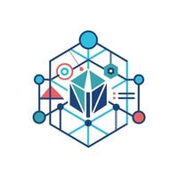 Creative and Elegant Minimalistic Logo Design for Technology and Software Company vector
