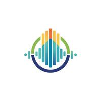 Creative and Elegant Minimalistic Logo Design for Technology and Software Company vector