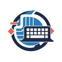 Creative and Elegant Minimalistic Logo Design for Technology and Software Company vector