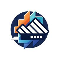 Creative and Elegant Minimalistic Logo Design for Technology and Software Company vector
