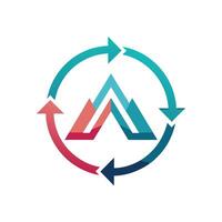 Creative and Elegant Minimalistic Logo Design for Technology and Software Company vector