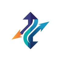 Creative and Elegant Minimalistic Logo Design for Technology and Software Company vector