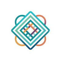 Creative and Elegant Minimalistic Logo Design for Technology and Software Company vector