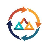 Creative and Elegant Minimalistic Logo Design for Technology and Software Company vector
