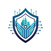 Creative and Elegant Minimalistic Logo Design for Technology and Software Company vector