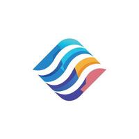 Creative and Elegant Minimalistic Logo Design for Technology and Software Company vector