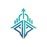 Creative and Elegant Minimalistic Logo Design for Technology and Software Company vector