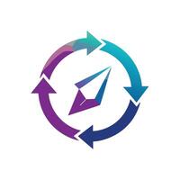 Creative and Elegant Minimalistic Logo Design for Technology and Software Company vector