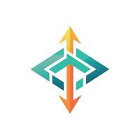 Creative and Elegant Minimalistic Logo Design for Technology and Software Company vector