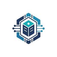Creative and Elegant Minimalistic Logo Design for Technology and Software Company vector
