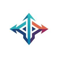 Creative and Elegant Minimalistic Logo Design for Technology and Software Company vector