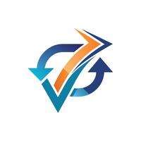 Creative and Elegant Minimalistic Logo Design for Technology and Software Company vector