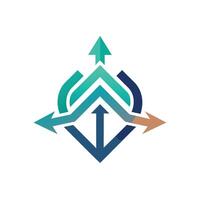 Creative and Elegant Minimalistic Logo Design for Technology and Software Company vector
