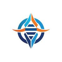 Creative and Elegant Minimalistic Logo Design for Technology and Software Company vector
