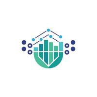Creative and Elegant Minimalistic Logo Design for Technology and Software Company vector