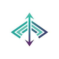 Creative and Elegant Minimalistic Logo Design for Technology and Software Company vector