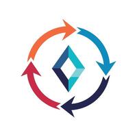 Creative and Elegant Minimalistic Logo Design for Technology and Software Company vector