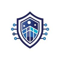 Creative and Elegant Minimalistic Logo Design for Technology and Software Company vector