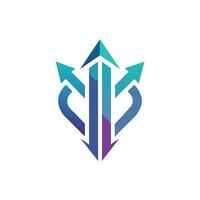 Creative and Elegant Minimalistic Logo Design for Technology and Software Company vector