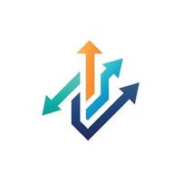 Creative and Elegant Minimalistic Logo Design for Technology and Software Company vector