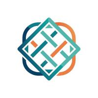 Creative and Elegant Minimalistic Logo Design for Technology and Software Company vector