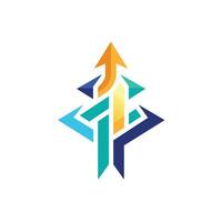 Creative and Elegant Minimalistic Logo Design for Technology and Software Company vector