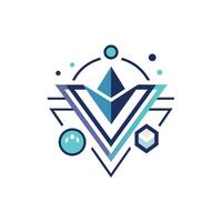 Creative and Elegant Minimalistic Logo Design for Technology and Software Company vector