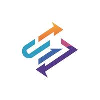 Creative and Elegant Minimalistic Logo Design for Technology and Software Company vector