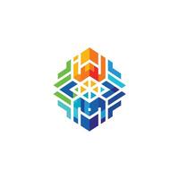 Creative and Elegant Minimalistic Logo Design for Technology and Software Company vector