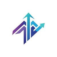 Creative and Elegant Minimalistic Logo Design for Technology and Software Company vector