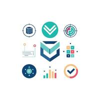 Creative and Elegant Minimalistic Logo Design for Technology and Software Company vector
