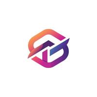 Creative and Elegant Minimalistic Logo Design for Technology and Software Company vector