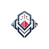 Creative and Elegant Minimalistic Logo Design for Technology and Software Company vector