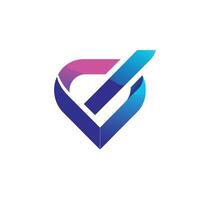 Creative and Elegant Minimalistic Logo Design for Technology and Software Company vector
