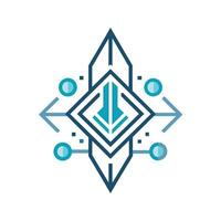 Creative and Elegant Minimalistic Logo Design for Technology and Software Company vector
