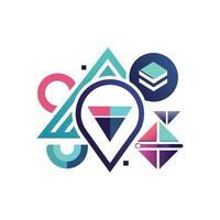 Creative and Elegant Minimalistic Logo Design for Technology and Software Company vector