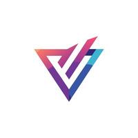 Creative and Elegant Minimalistic Logo Design for Technology and Software Company vector