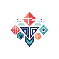 Creative and Elegant Minimalistic Logo Design for Technology and Software Company vector