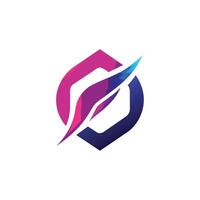Creative and Elegant Minimalistic Logo Design for Technology and Software Company vector