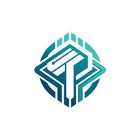 Creative and Elegant Minimalistic Logo Design for Technology and Software Company vector