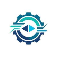 Creative and Elegant Minimalistic Logo Design for Technology and Software Company vector