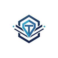 Creative and Elegant Minimalistic Logo Design for Technology and Software Company vector