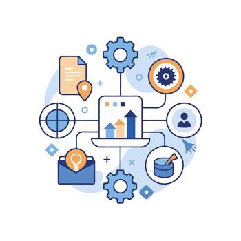 creativo y elegante minimalista logo diseño para tecnología y software empresa vector