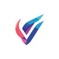 Creative and Elegant Minimalistic Logo Design for Technology and Software Company vector