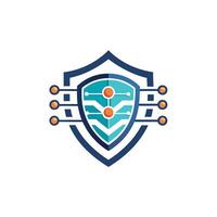 Creative and Elegant Minimalistic Logo Design for Technology and Software Company vector